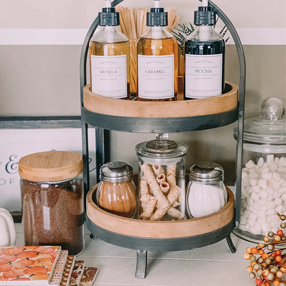 Пользовательские Кофе сироп водонепроницаемый ярлык кофе вкус этикетки бар 8