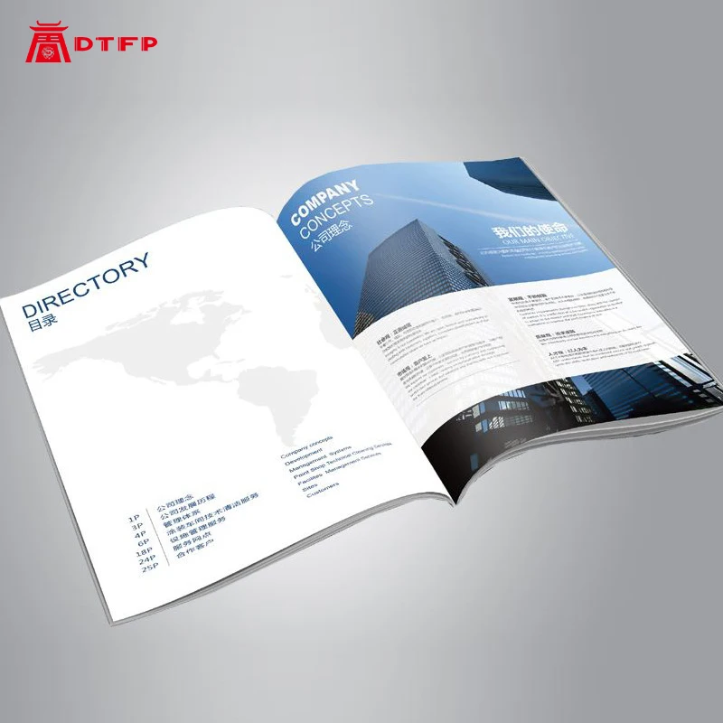 Альбом для печати в твердом переплете руководство по продуктов брошюры заказной