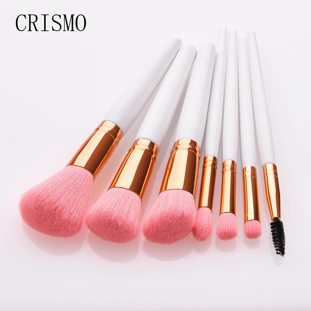 CRISMO розовые Премиум кисти для макияжа большая пудра основа румяна тени век