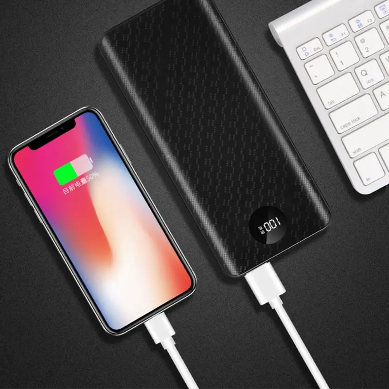 Чехол для внешнего аккумулятора QC 3 0 быстрая зарядка внешний аккумулятор 18650