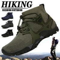 new summer breathable mesh hiking shoes men outdoor sports shoes hiking cross country hiking sports shoes men