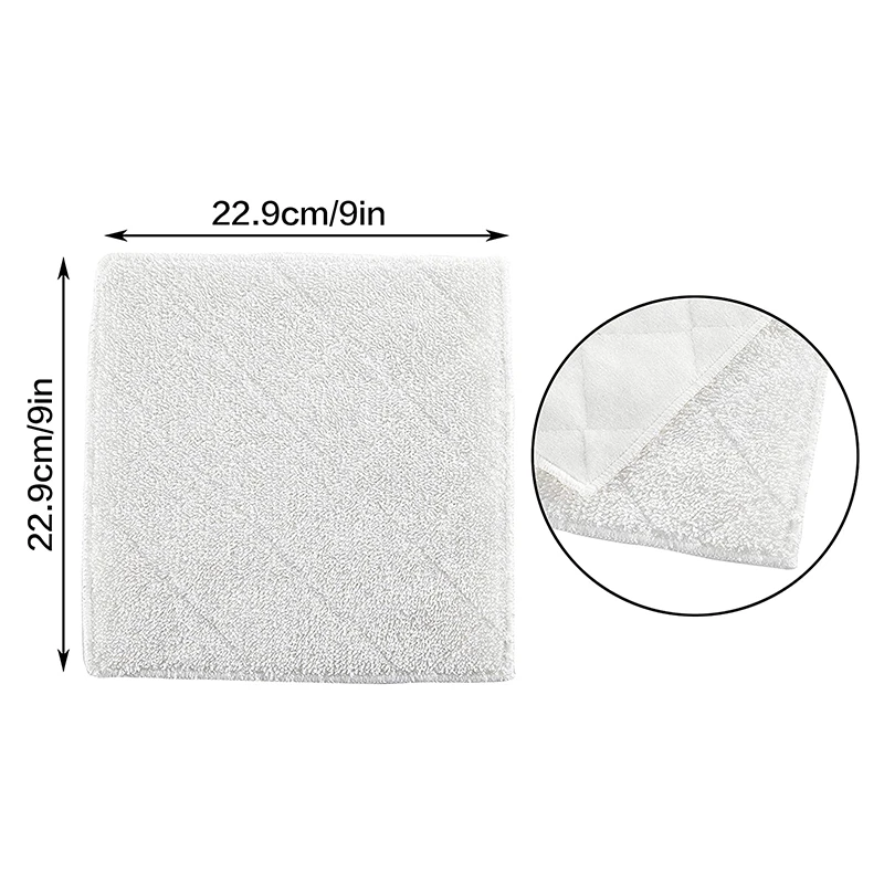 

6 Pack Steam Mop Pads Compatible with for Light N Easy 7338ANW 7338 7339 Floor Steamer