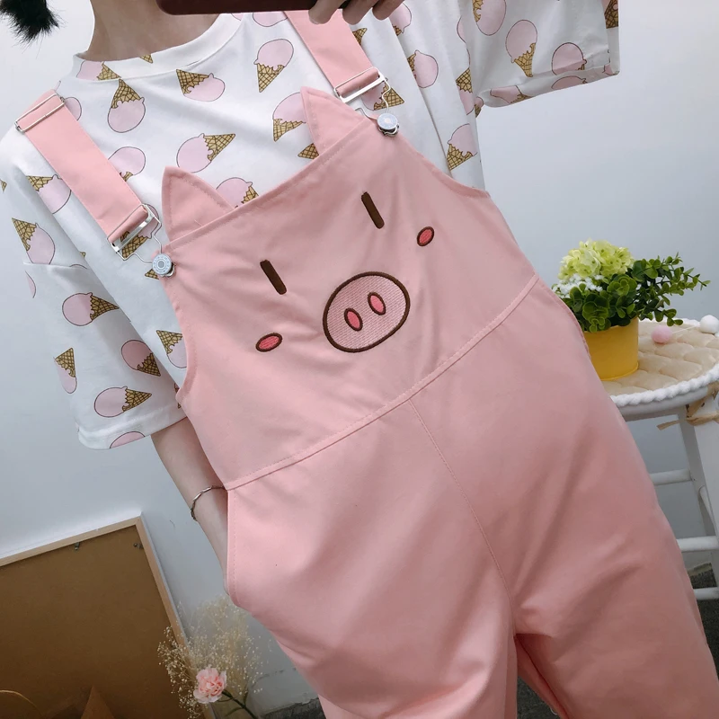 Комбинезоны женские с принтом свободные удобные простые универсальные