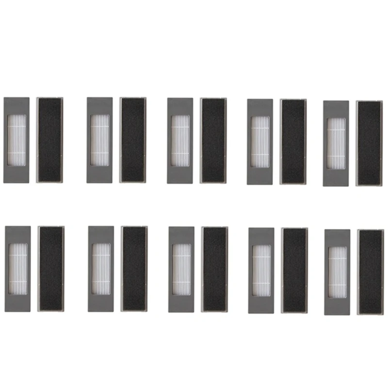 

HOT SALE 10 Pairs Suitable For Ecovacs Deebot OZMO T5/N8/N5/T8/DV35/DJ65/T9 Sweeping Robot Accessories HEPA Filter Cotton