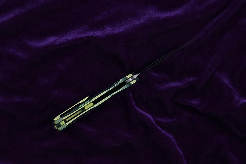 Складной нож VENOM Kevin John New Concept Flipper титановый Карманный резец для кемпинга и охоты