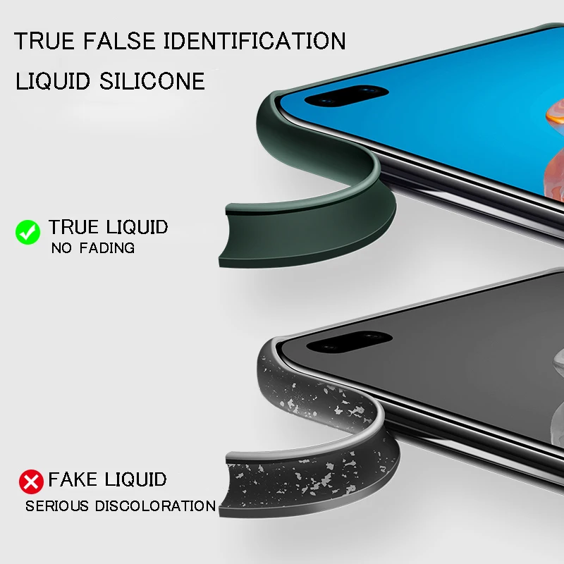Shockproof Original Silicone For Huawei P40 P30 P20 Mate 10 20 30 Pro P Smart 2019 Nova 2 Plus 5 T 5i 6 7 SE Soft Back Cover |