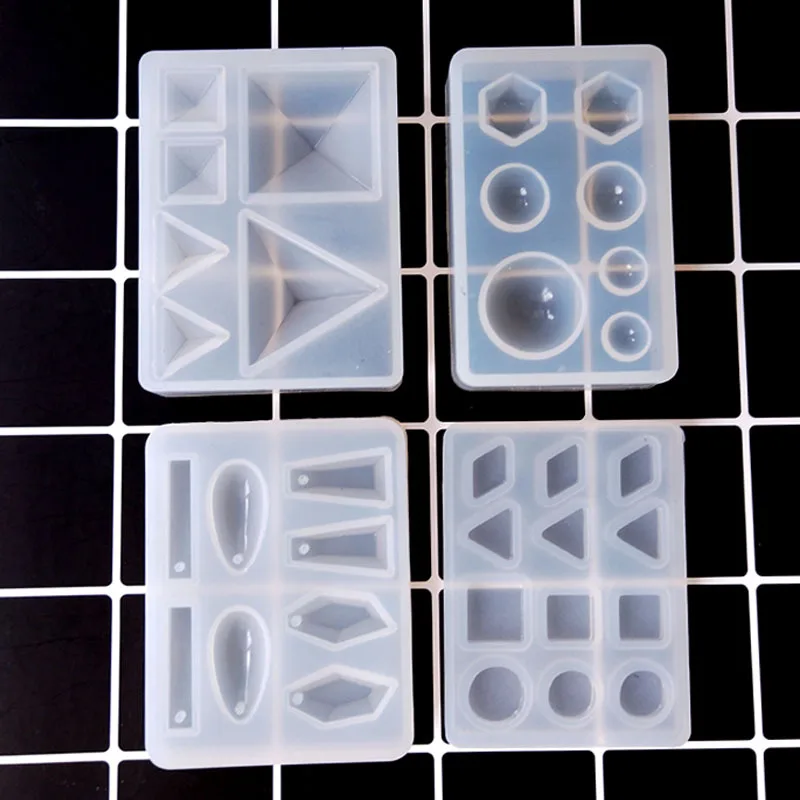 1 шт. Геометрическая подвеска для изготовления влюбленных дельфинов прозрачные