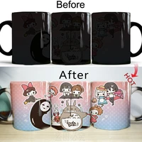 my neighbor totoro mug spirited away coffee magic heat sensitive color changing tea milk coffee cup and mug gift for friend