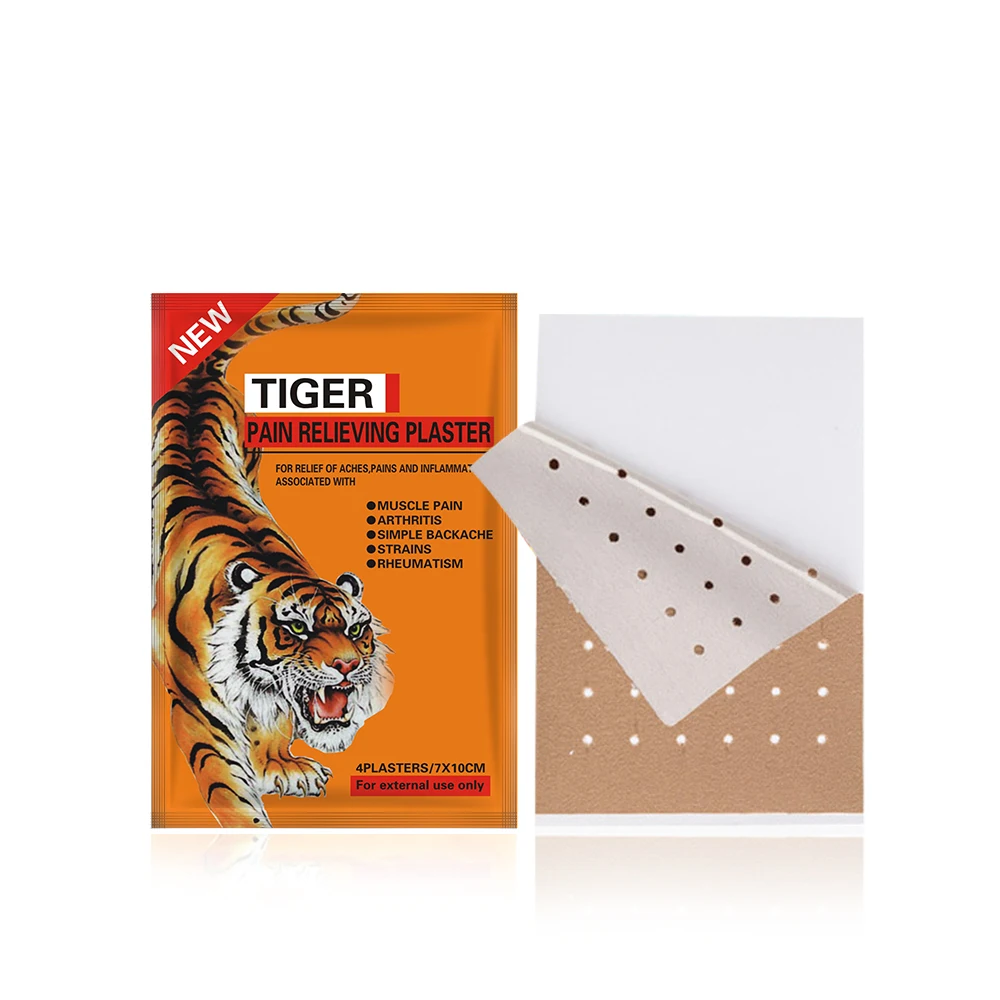 

Tiger Balm Plaster Back Pain Relieving Patch Joint Ache Killer Parches 100Bags/400Pcs Health Care Dressing Medical Plasters