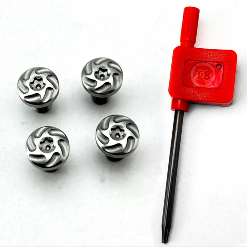 Customize 1911 Grips Screws，T8 Trox Key， 4 Stainless Steel Screws Torx Key |