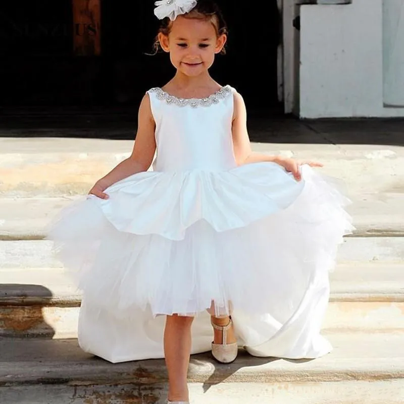 

Lovely Baby Infant Girls Dresses Tutu Flower Girl Dress Elegant Pageant Gown Christmas Dress