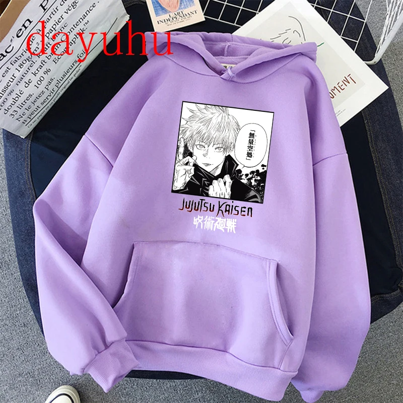 

90s Kawaii Japanese Anime Jujutsu Kaisen Hoodies Men Funny Cartoon Yuji Itadori Graphic Hoodie Harajuku Sweatshirts Male Manga