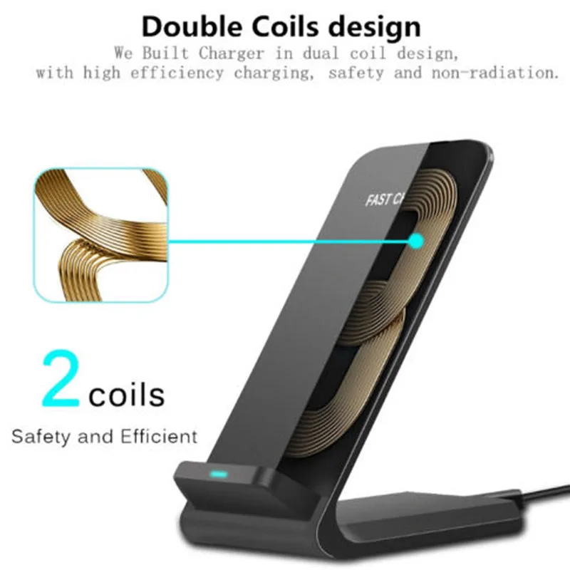 10 Вт беспроводные быстрые зарядные устройства Автомобильный держатель