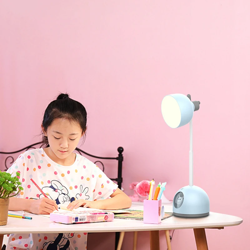 

Led Eyes Protection Lamp Lighting Reading Creative simple Cartoon Lamp Usb Charging Night Light students Desk Lamp