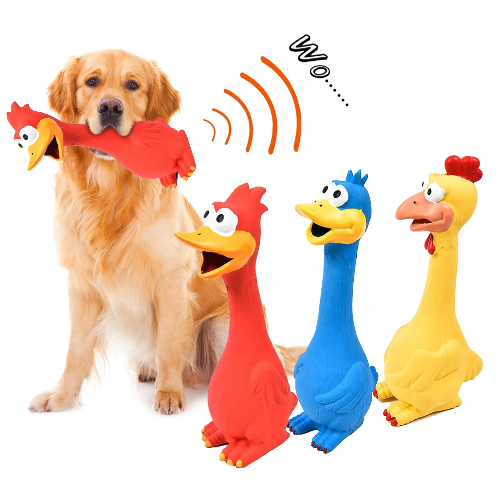 Питомец собаки пищащая игрушка для собак чистка зубов милый кричащий курица
