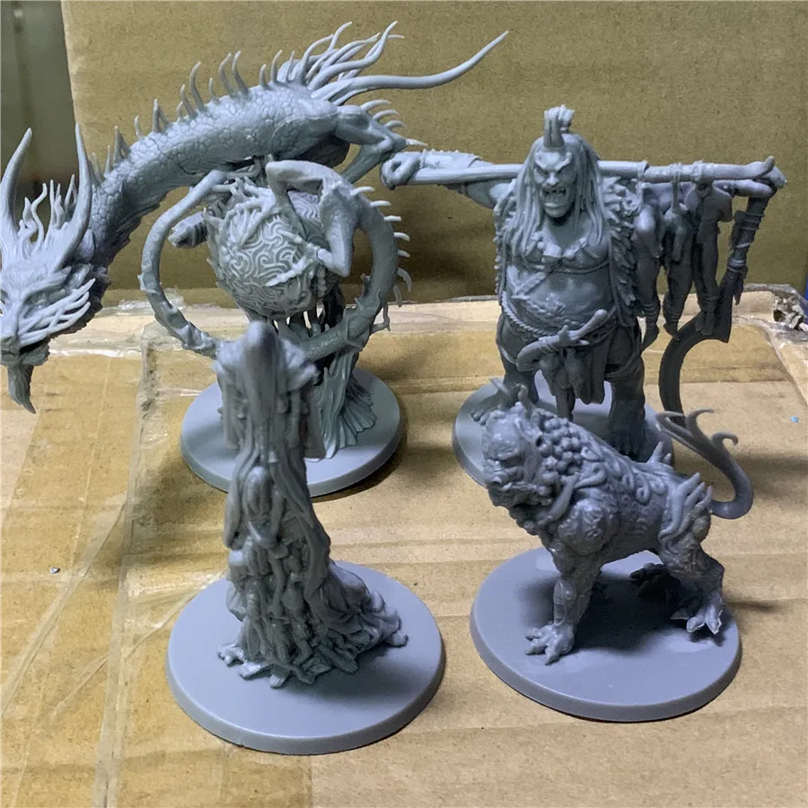 Восходящее солнце Shinto Ogre Самурай бусхидо дракон миниатюры настольная игра