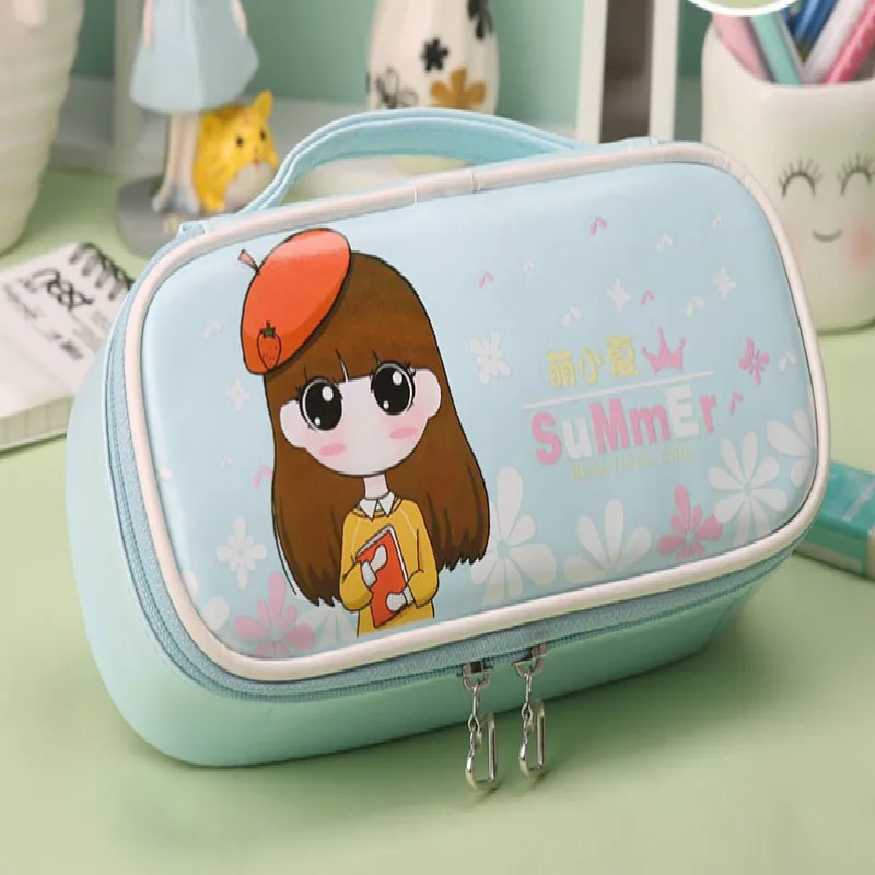 Милый чехол для карандашей Kawaii Kids Girl Pencil, многофункциональная сумка, сумка для ручек, школьные принадлежности, канцелярские принадлежности, подарки - Цвет: C6