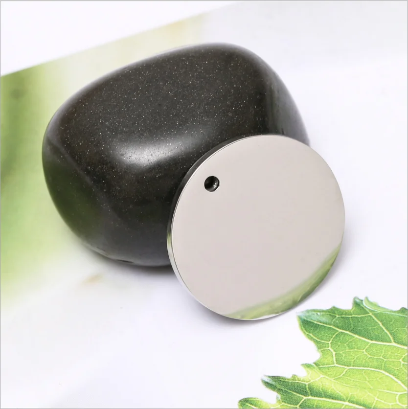 Бирка из титановой стали аксессуары для ювелирных изделий зеркальная бирка с