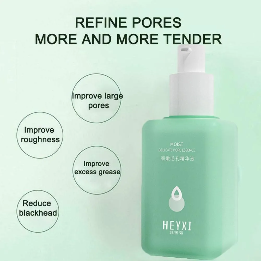 

1pc Tender Pores Small Green Bottle Essence Shrinks Pores And Tightens Skin Moisturizing Green Tea Seed Extract Skin Care