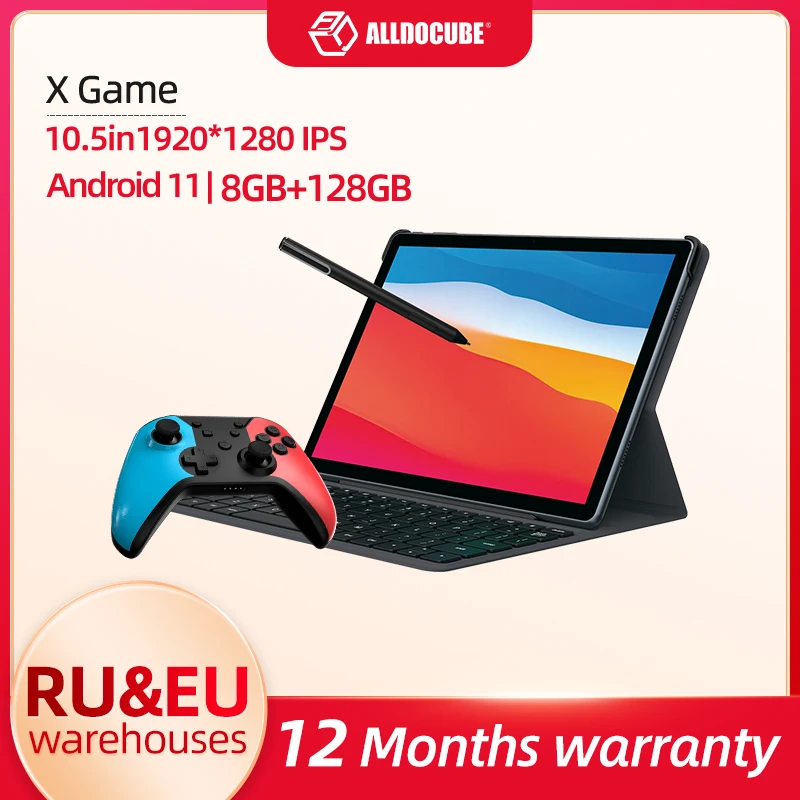 ALLDOCUBE X Game Android 11 Tablet 10.5 дюймов 8 ГБ LPDDR4 128GB ROM Mediatek P90 4G LTE Таблетки 1920 × 1280px IPS - купить