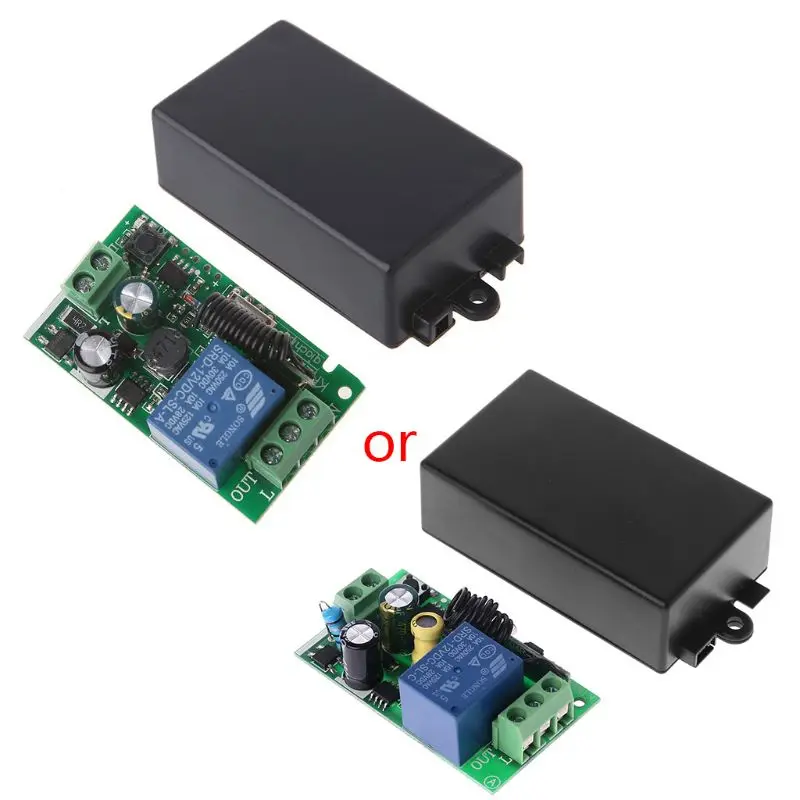AC 220V 1CH RF 433MHz беспроводной пульт дистанционного управления переключатель модуль