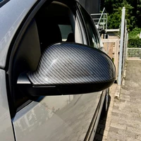 carbon fiber car side mirror covers for vw golf 5 r32 gti standard 2006 2009 rearview mirror covers caps shell case replacement