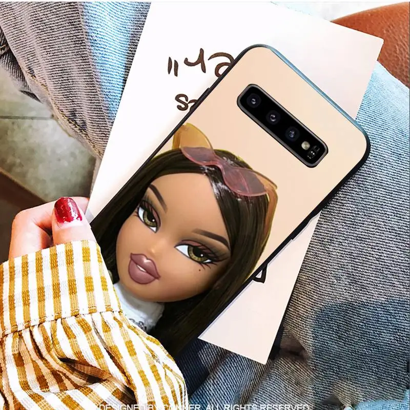 

Cute Bratz Soft Cover Phone Case For Samsung S9 10 20 Plus Note 9 10 10plus 20 Ultra A20 21s J7 Plus 8