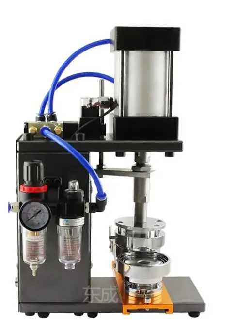 

Pneumatic card press machine badge machine All-steel body with a set of molds 25mm-75mm