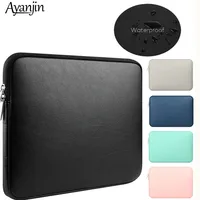 Binful Soft PU Leather 13.3 15.4 Waterproof pouch sleeve bag for Macbook Air 13 Pro Retina 11 12 15 inch notebooks laptop case