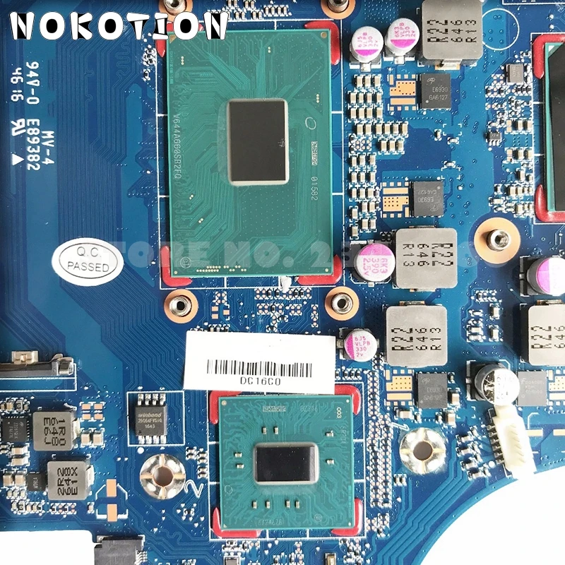 NOKOTION для hp 15-AX020CA 15-AX Материнская плата ноутбука 856678-001 856678-501 856678-601 DAG35AMB8E0 I7-6700HQ процессор GTX 960M 4GB