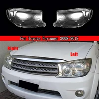 car front headlight lens cover lampshade glass lampcover caps headlamp shell for toyota fortuner 20082012 auto head light case
