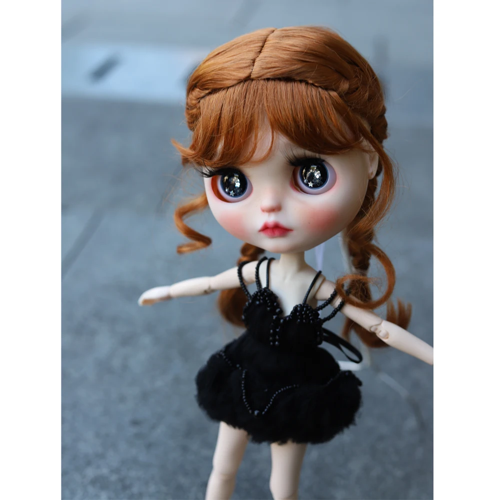 neo Blyth Doll NBL 1/6 BJD Customized Frosted Face big eyes Fashion girl makeup Ball Jointed with Live texture princess | Игрушки и