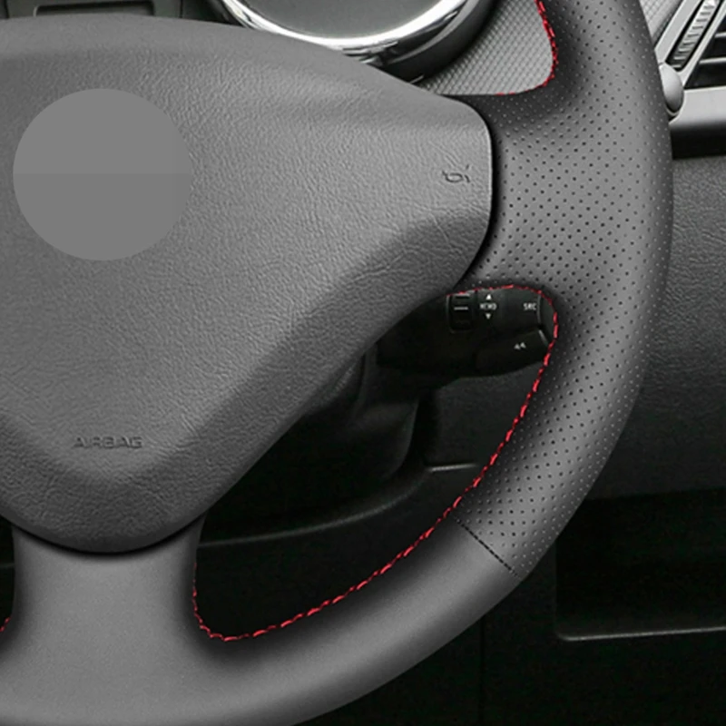 diy artificia leather car steering wheel cover for peugeot 207 2006 2014 fiat scudo 2010 2016 expert 2008 2016 partner 2009 2018 free global shipping