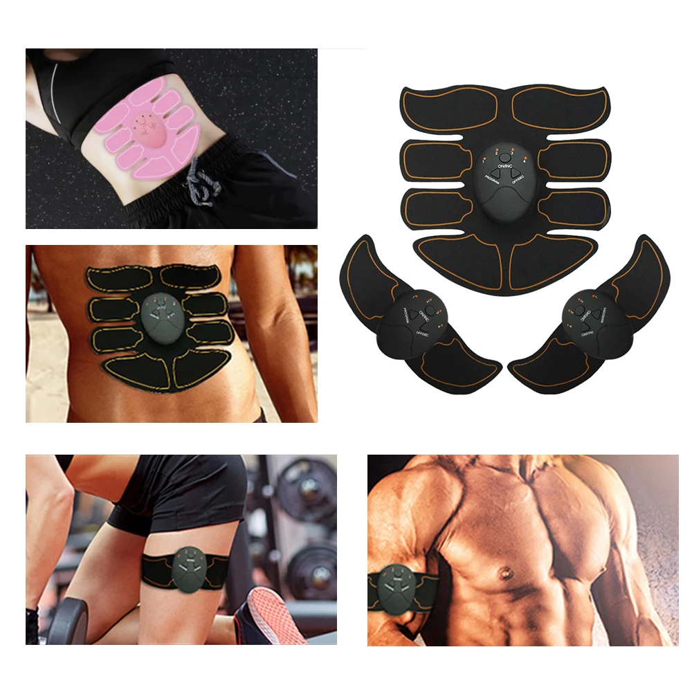 Manooby эффективный EMS фитнес-тренажер для мышц брюшной полости портативная батарея