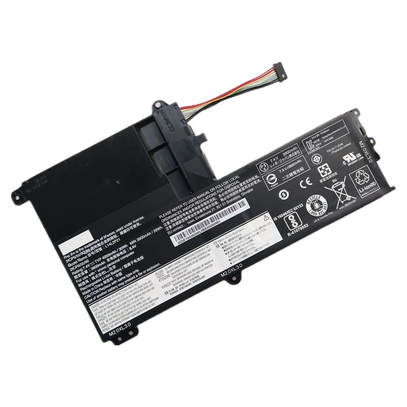 Оригинальный аккумулятор L14M2P21 L14L2P21 для ноутбука Lenovo S41 70AM 75 35 B50 IdeaPad 300S Yoga 500 151BD 510S