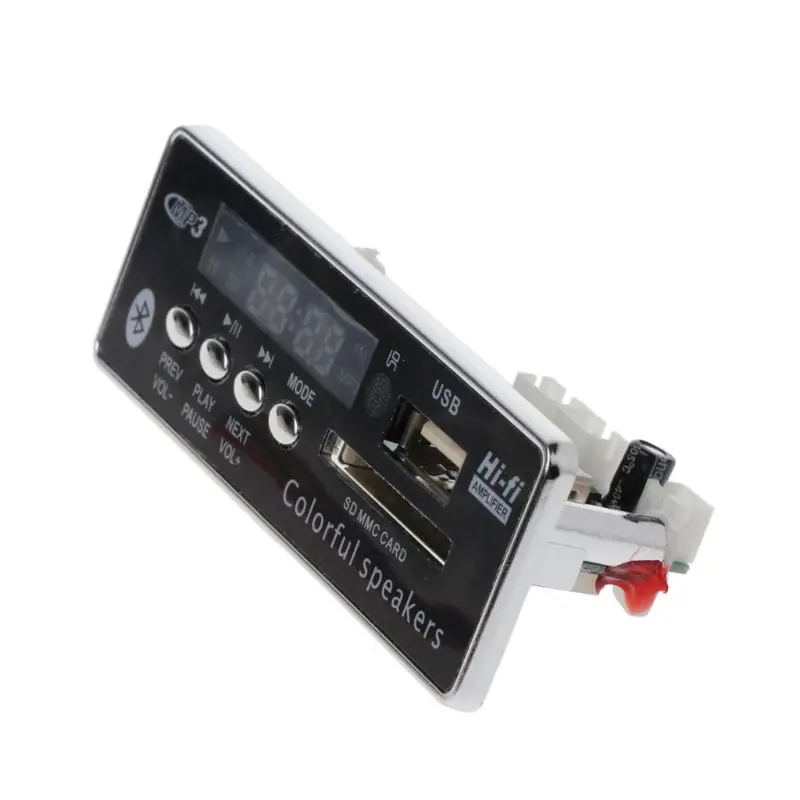 Автомобильный Bluetooth MP3 декодер плата декодирования плеер модуль Поддержка FM радио USB TF lcd MP3 WMA