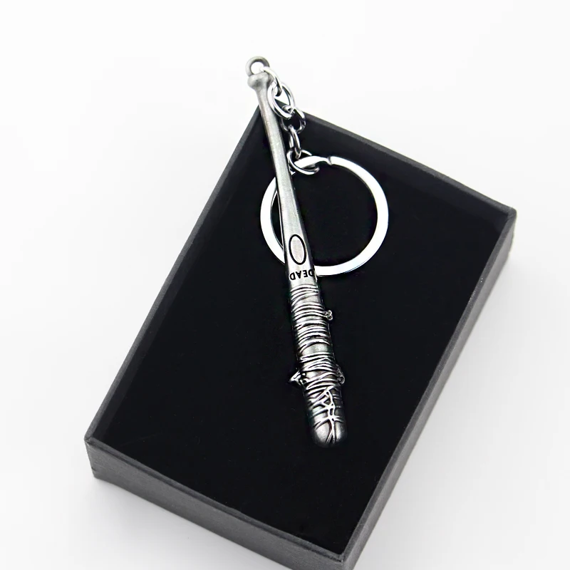 The Walking Dead Keychain Negan Lucille Mini Baseball Bat Ball Keyring Crossbow Bow Arrow Zombie Key Chain Metal Ring Holder | Украшения и