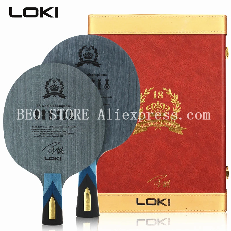 LOKI Classical Table Tennis Blade Professional Ping Pong Bat Collection Table Tennis Racket Luxury Packing