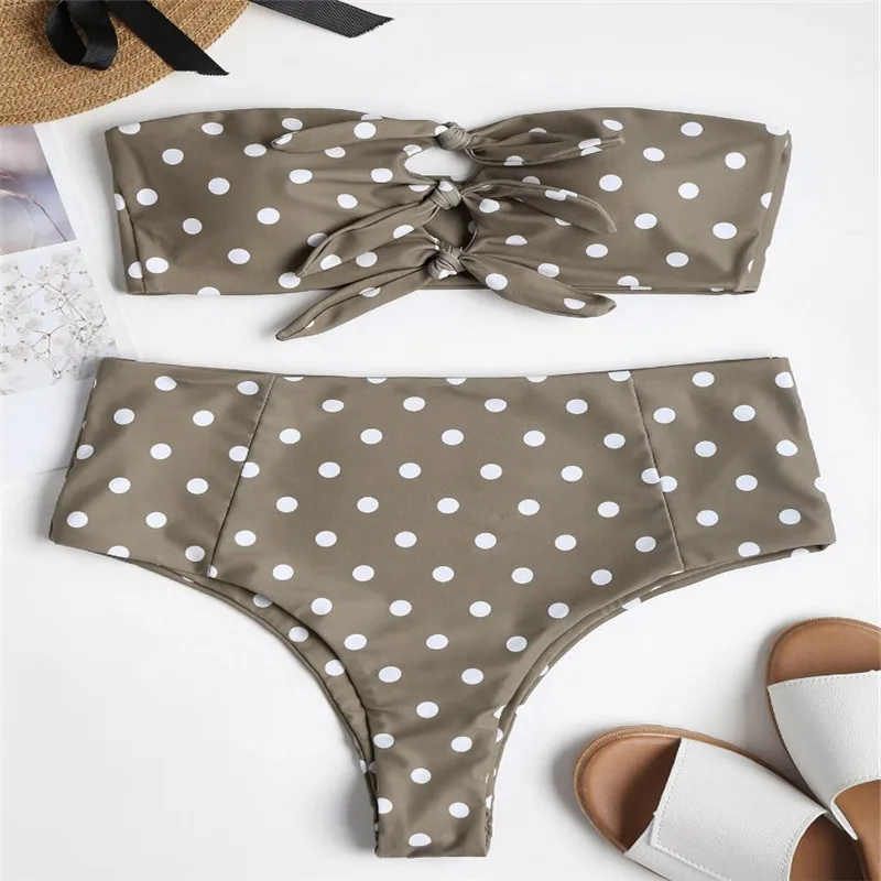 Новинка 2020 года комплект купальников из двух предметов с принтом роз переплет на