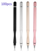 100pcs universal capacitive touch screen drawing stylus pen for iphone ipad smart phone tablet computer touch screen stylus new