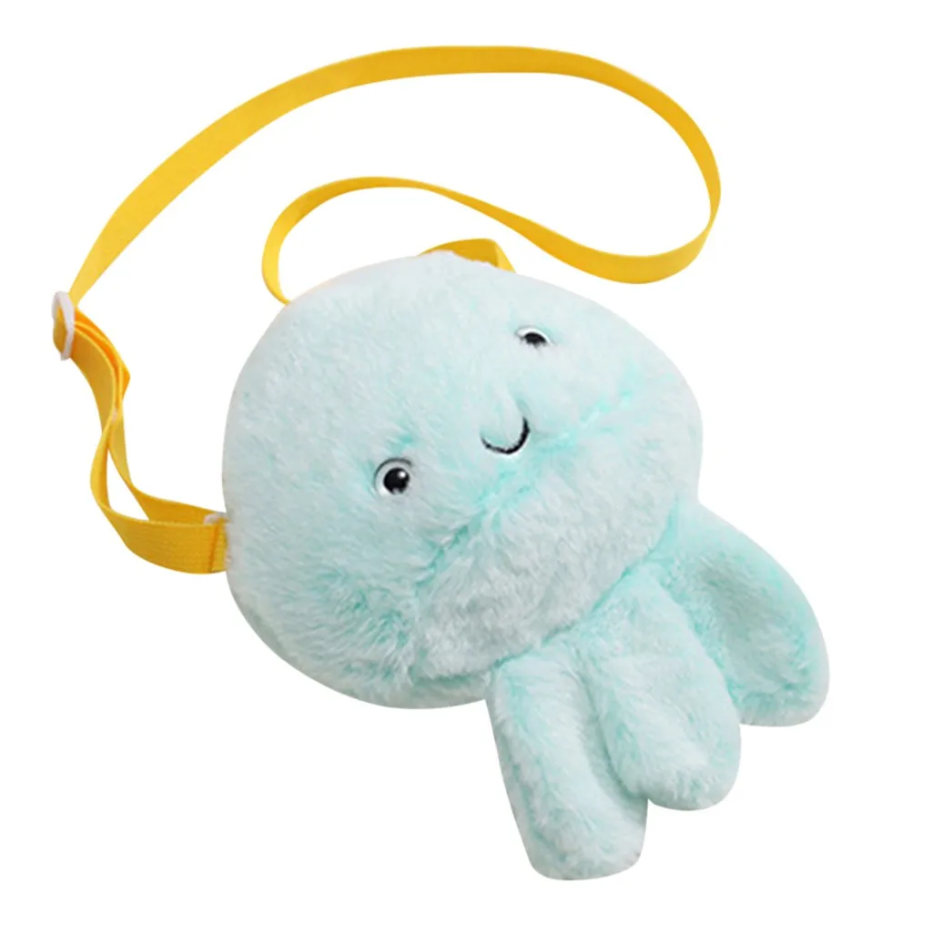 Плюшевая Сумка Кроссбоди с милыми мультяшными животными женские мягкие