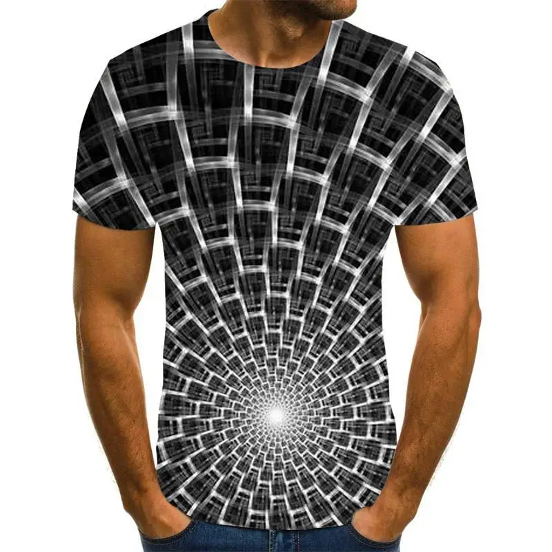 

2020 New Men's Funny T-shirts Fashion 3D Short Sleeves Tshirts O-neck Print 3d Harajuku Hip Hop Tops Tees
