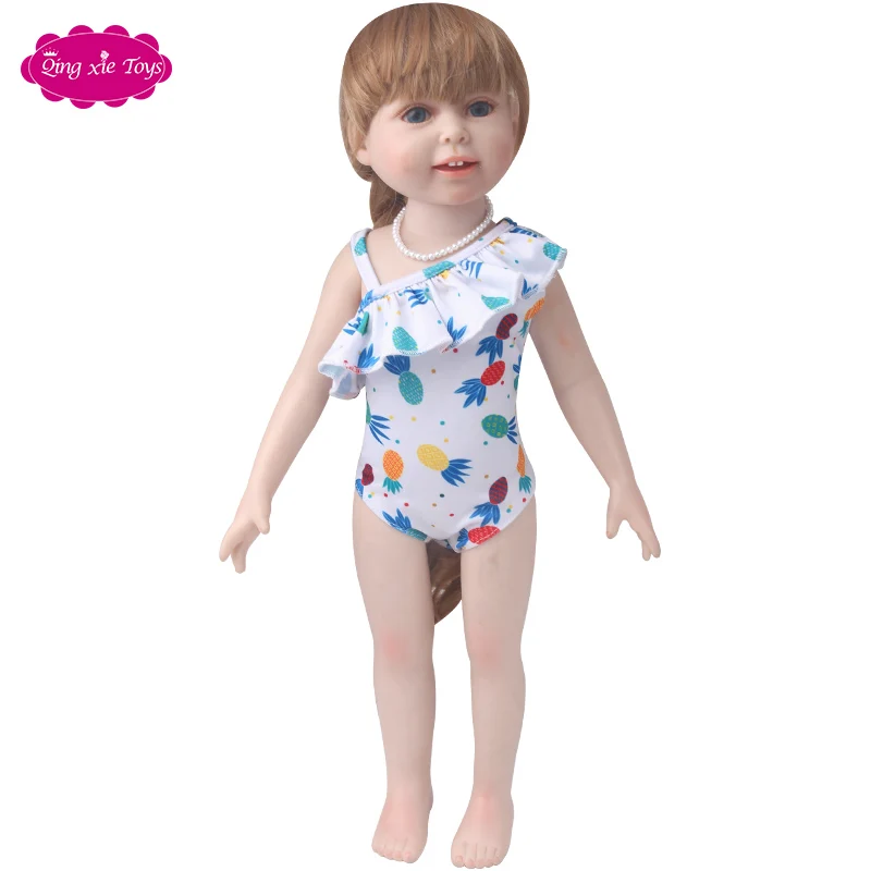 Платье для куклы 18 дюймов американская игрушка летняя одежда купальник + шляпа