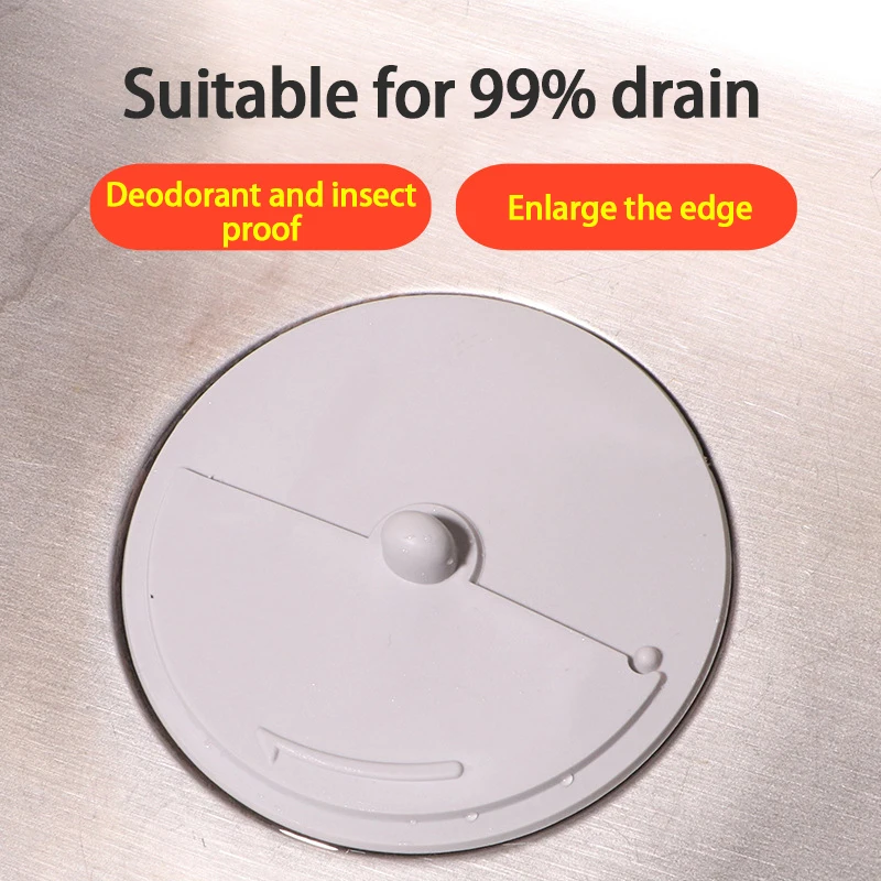 

Multifunctional Kitchen Tool Sink Bathroom Floor Drain Anti-clogging Deodorant Plastic Soft Plastic Filter Kitchen Accessories