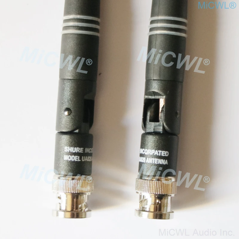 2 шт UHF 10," антенны BNC разъемы для SHURE UC/UB/SLX беспроводные приемники 560-638 МГц