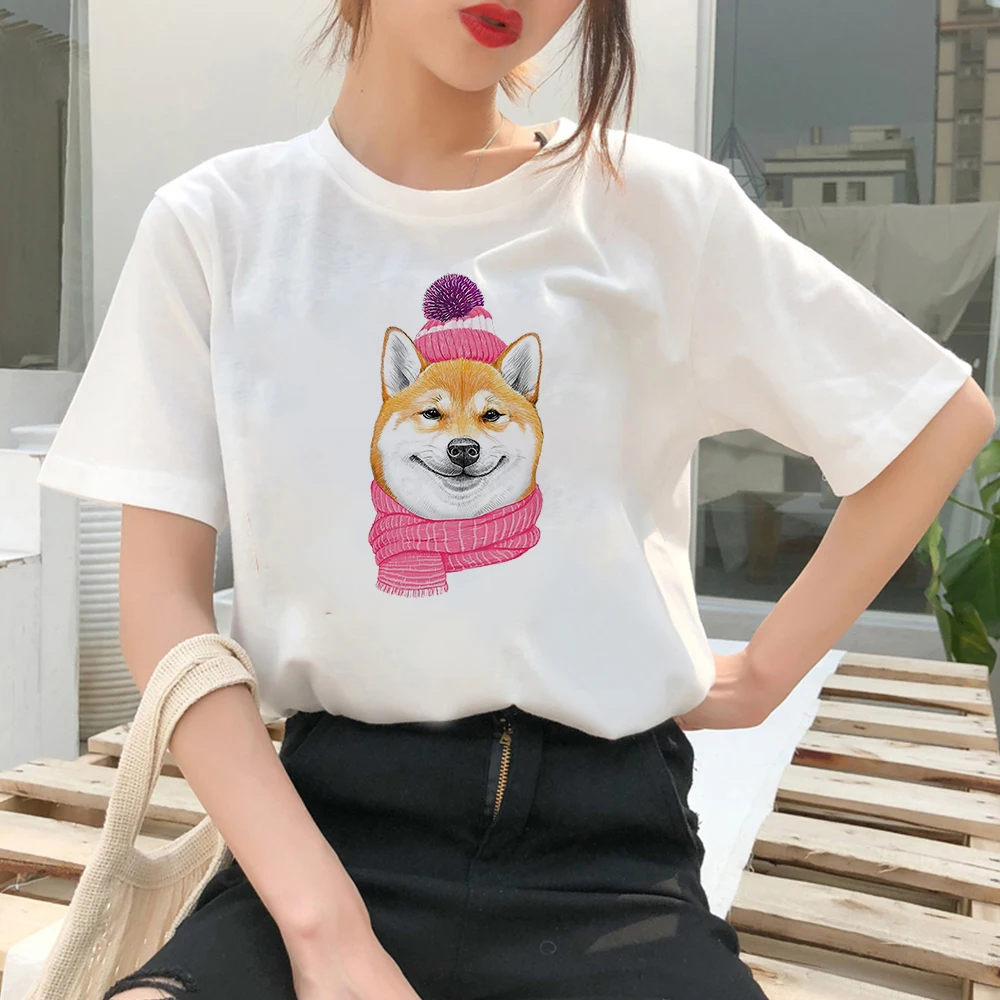 

Dog Graphic Unisex T Shirts Women's Trendy Popular Elegant Printed Streetwear Plus Size T Shirt Modern Tshirt Female Hot Sell