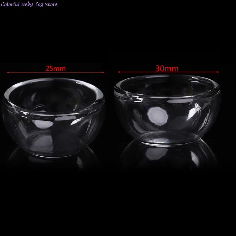 Новая стеклянная миска для фруктов Салатница миниатюрная тарелка супа кухонные