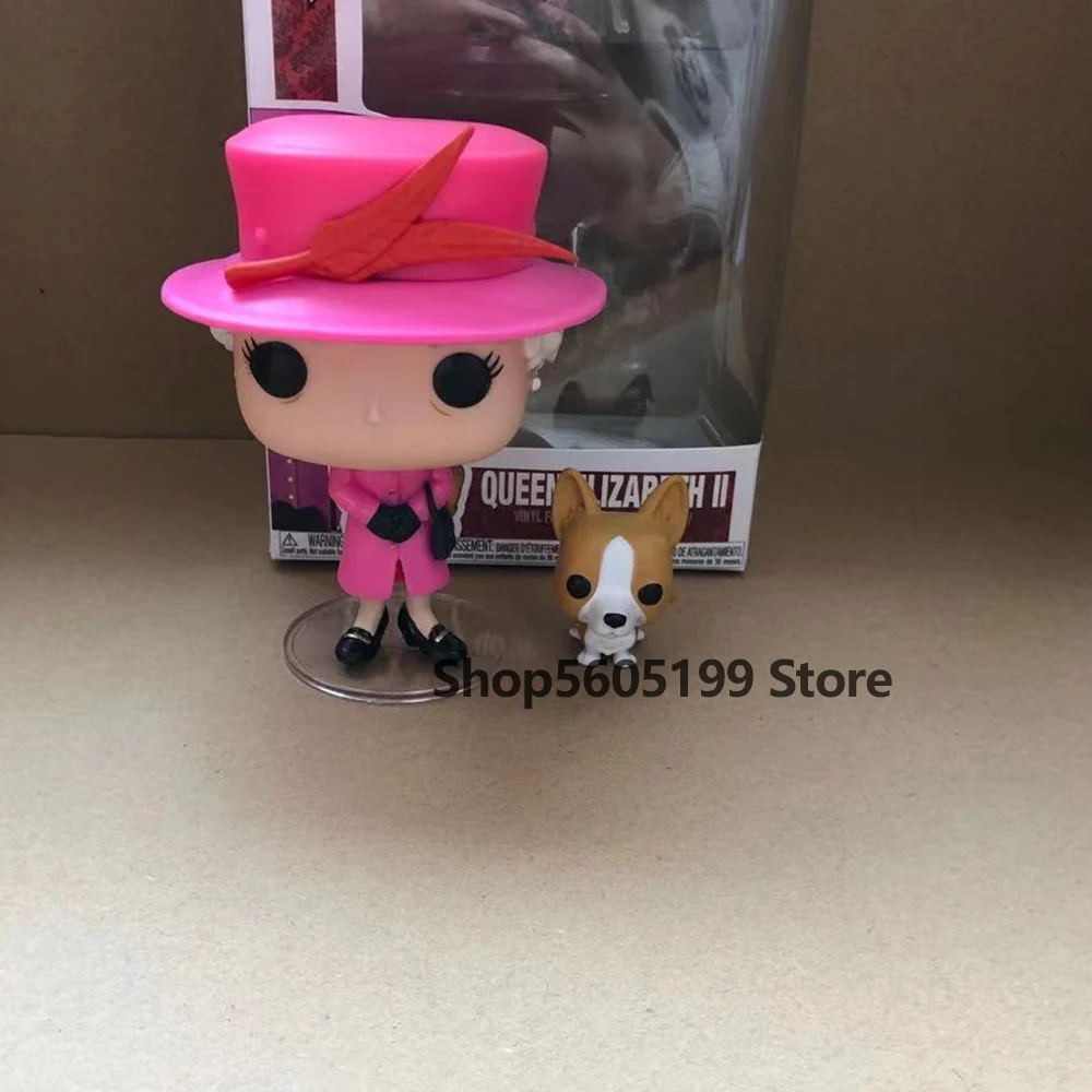 

Queen Elizabeth II with box Action Figure Model toys for chlidren
