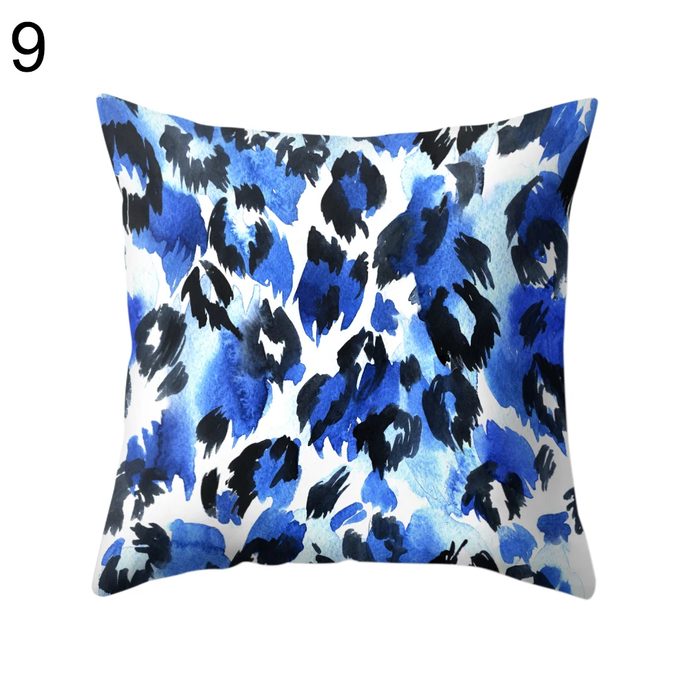 45x45 см наволочка с леопардовым принтом для дивана спальни автомобиля кафе офиса