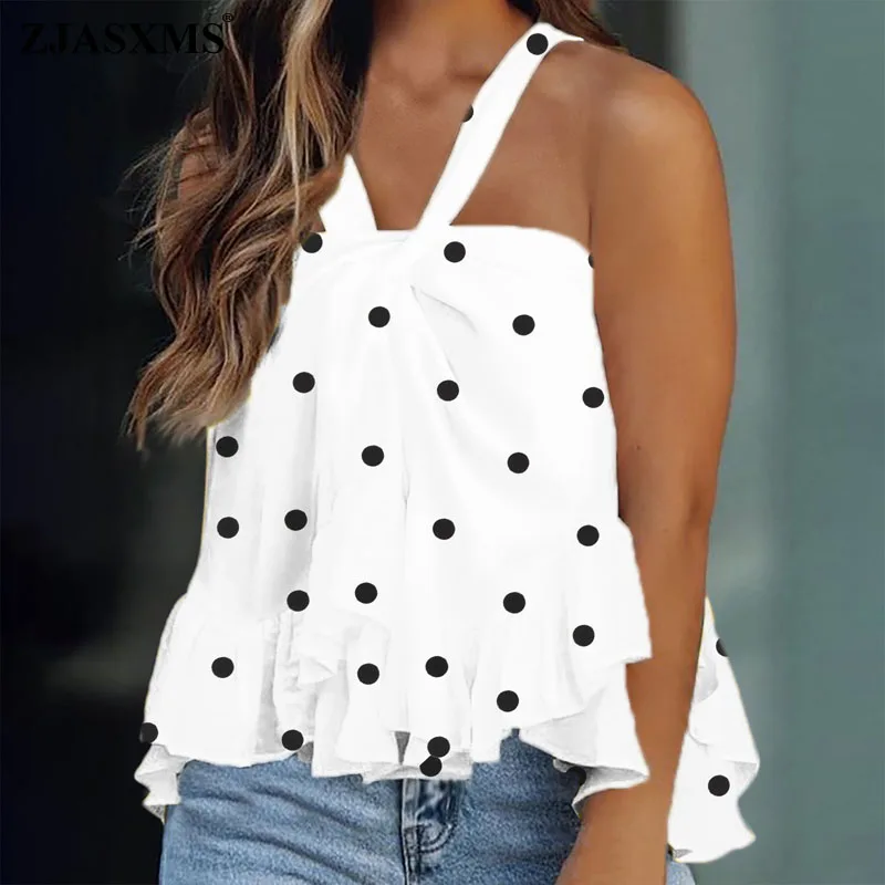 

Женская блузка с лямкой на шее, с открытой спиной и леопардовым принтом